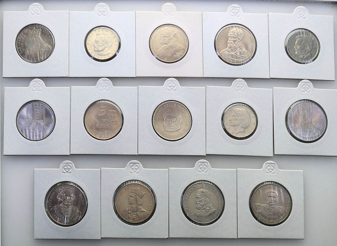 PRL. 10 - 10.000 złotych, zestaw 54 monet