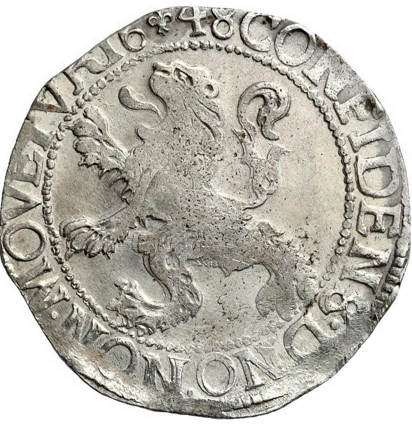 Niderlandy, Campen. Talar lewkowy (Leeuwendaalder) 1648