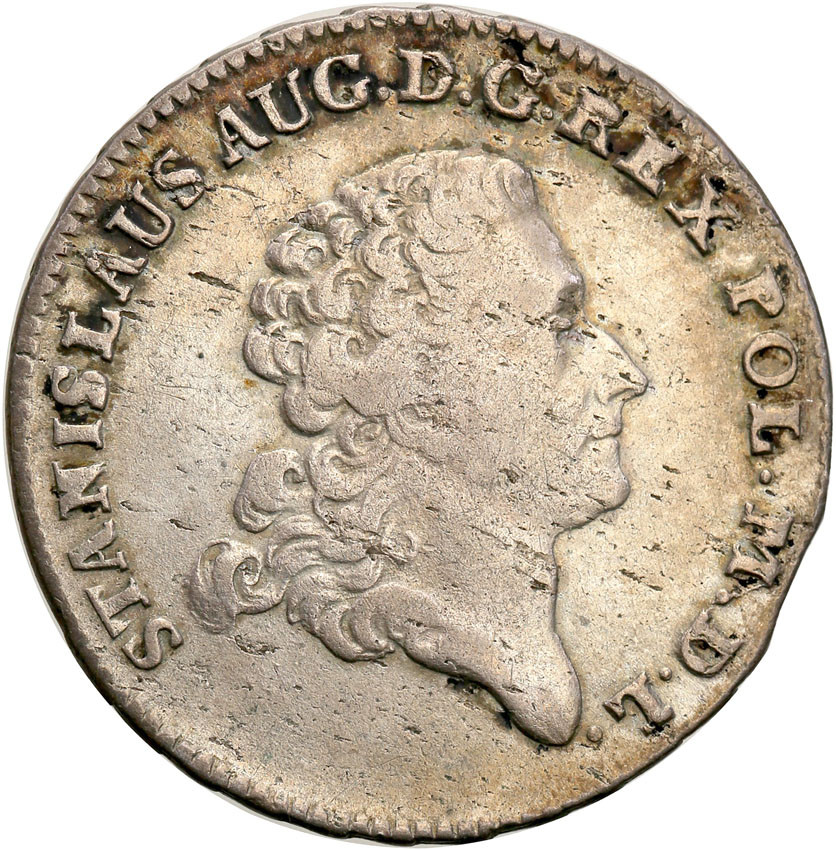 Stanisław August Poniatowski. Dwuzłotówka (8 groszy) 1774 AP, Warszawa