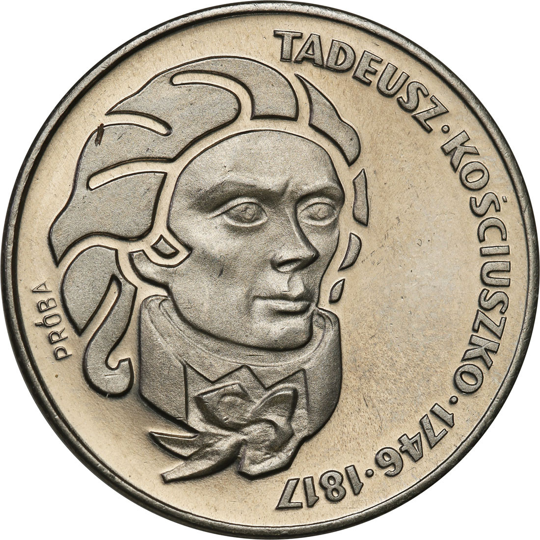 PRL. PRÓBA Nikiel 500 złotych 1976 Tadeusz Kościuszko