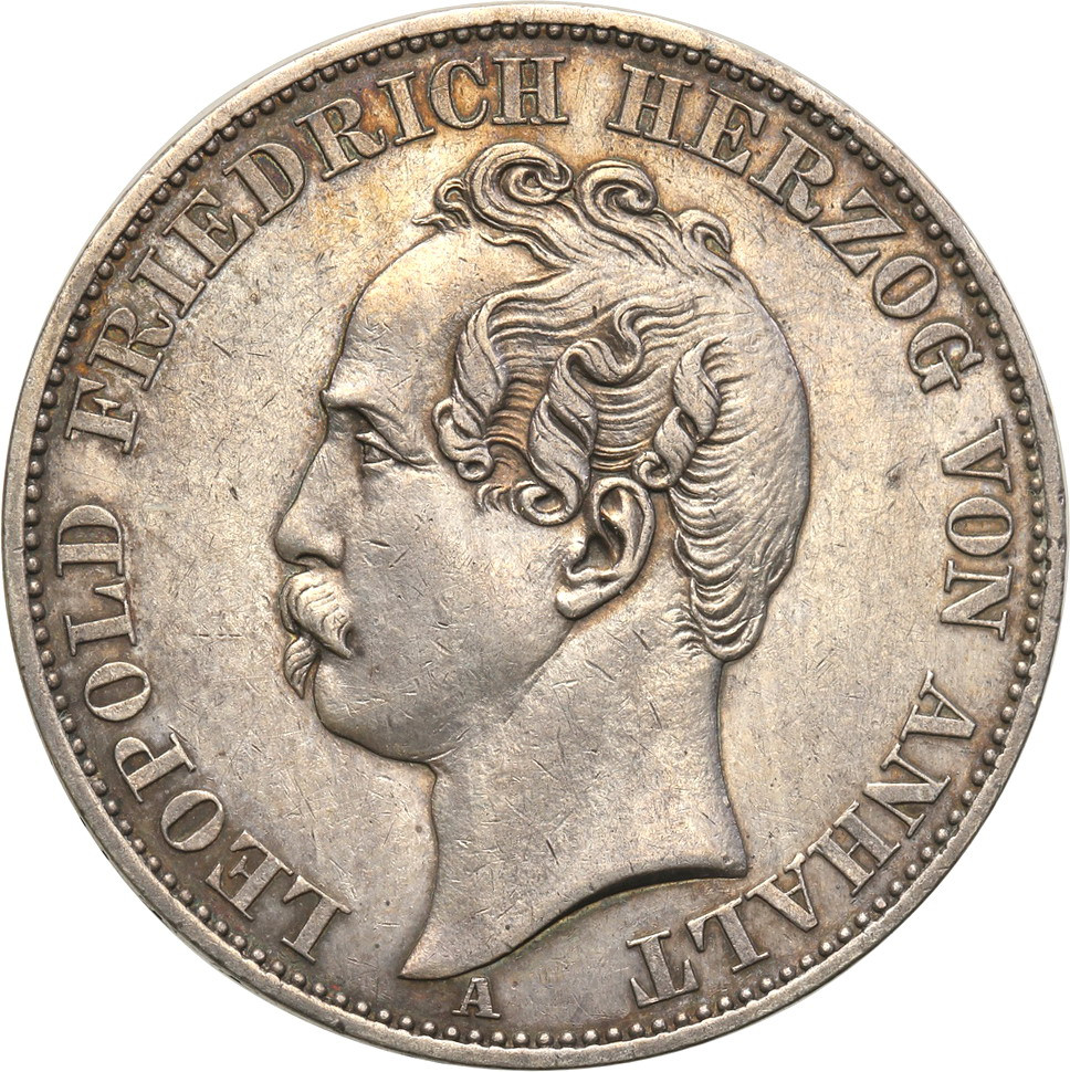 Niemcy, Anhalt. Leopold IV Fryderyk. Talar 1863 A, Berlin