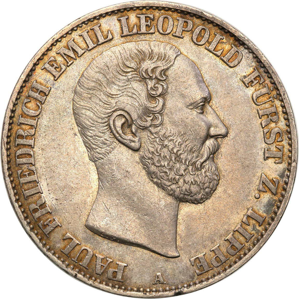 Niemcy, Lippe-Detmold. Leopold III. Talar 1866 A, Berlin