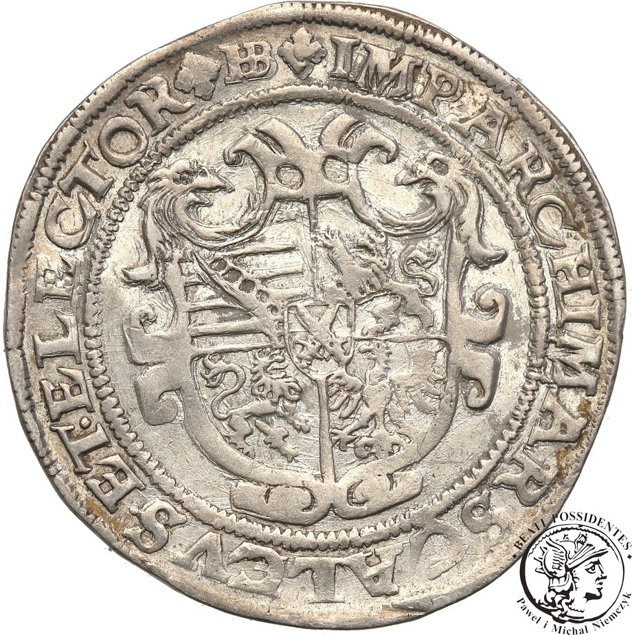 Niemcy, Saksonia. August (1553-1586). Półtalar 1561 HB, Drezno