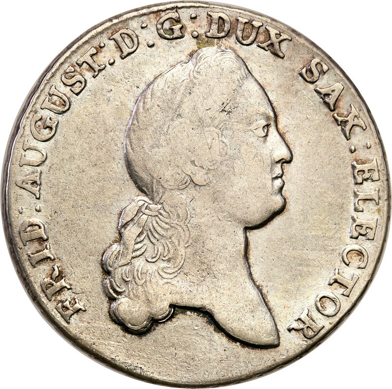 Niemcy, Saksonia. Fryderyk August III (1763-1806). Talar 1777 EDC, Drezno