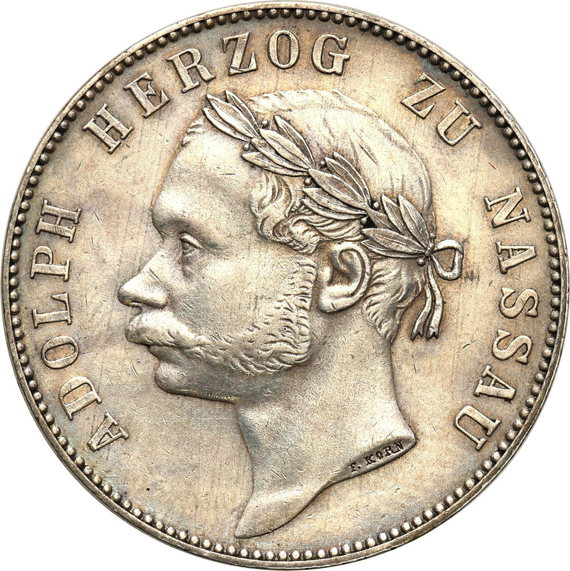 Niemcy, Nassau. Adolph. Talar 1864