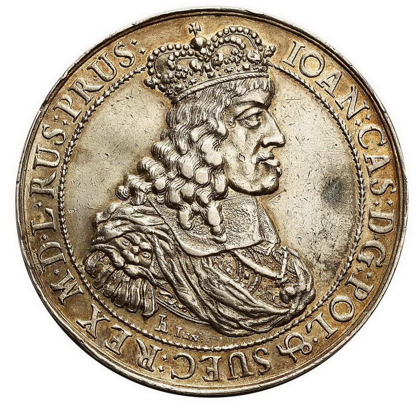 Jan II Kazimierz. Donatywa Pokój oliwski 1660, srebro, Gdańsk ex. Sawicki lot 217