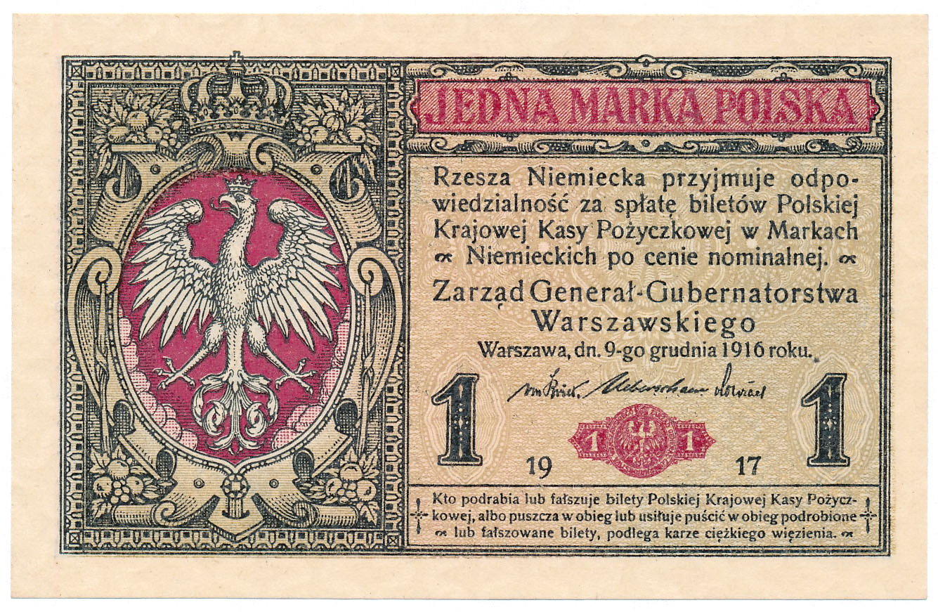 1 marka polska 1916 seria B - Generał
