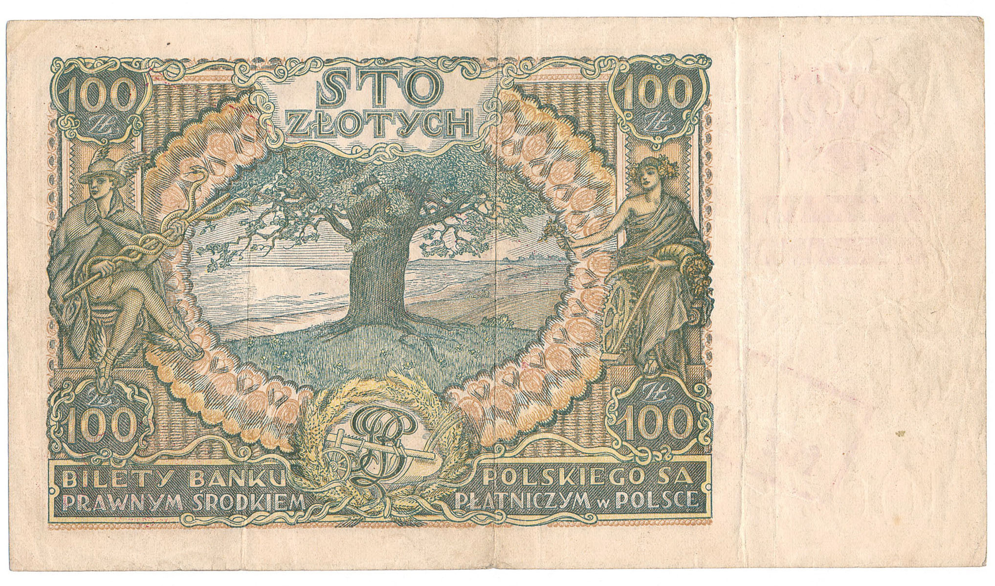 100 złotych 100 złotych 1934, seria BO