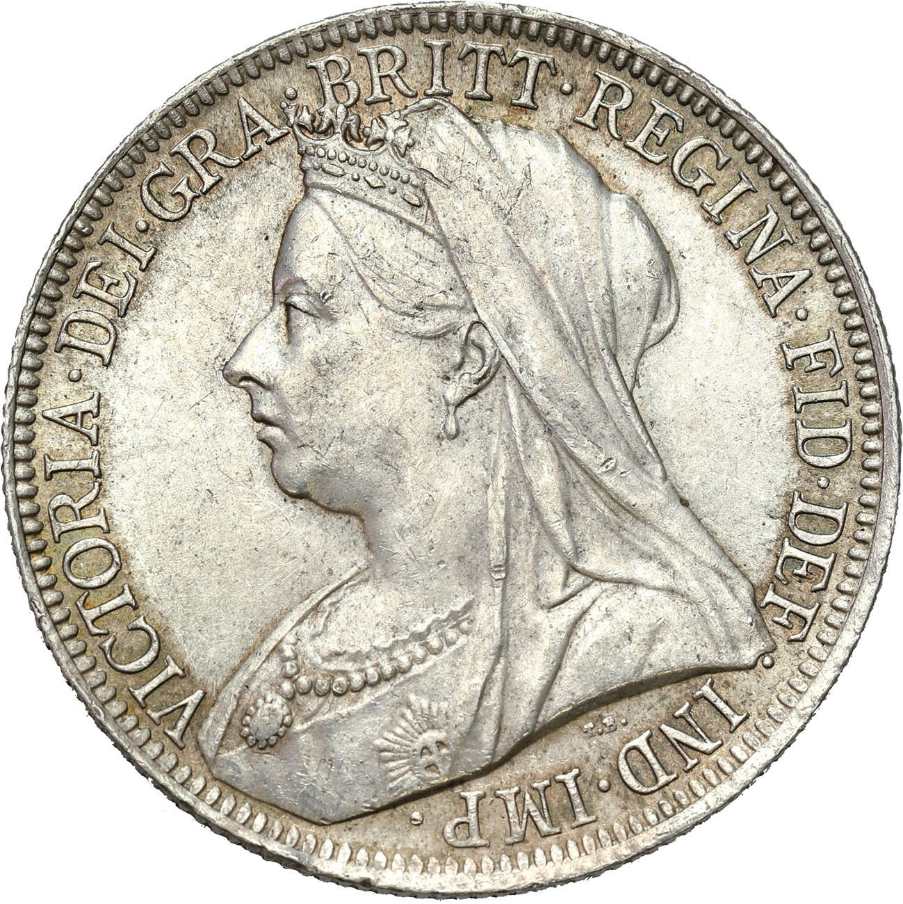 Wielka Brytania, Wiktoria (1837–1901). 2 shillings 1901 