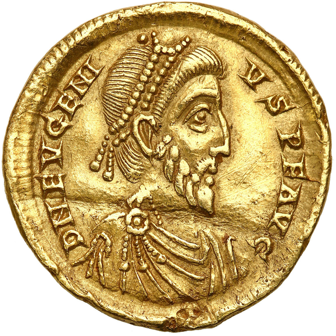 Cesarstwo Rzymskie Solid Eugeniusz 392 - 394 r.n.e., Lugdunum - RZADKOŚĆ