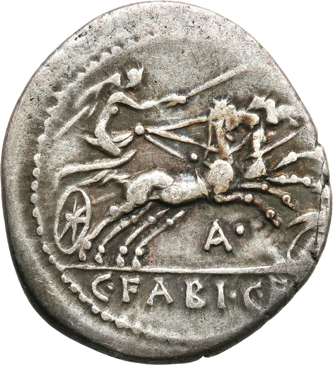 Republika Rzymska, Denar, C. Fabius C.f. Hadrianus. 102 p. n. e., Rzym