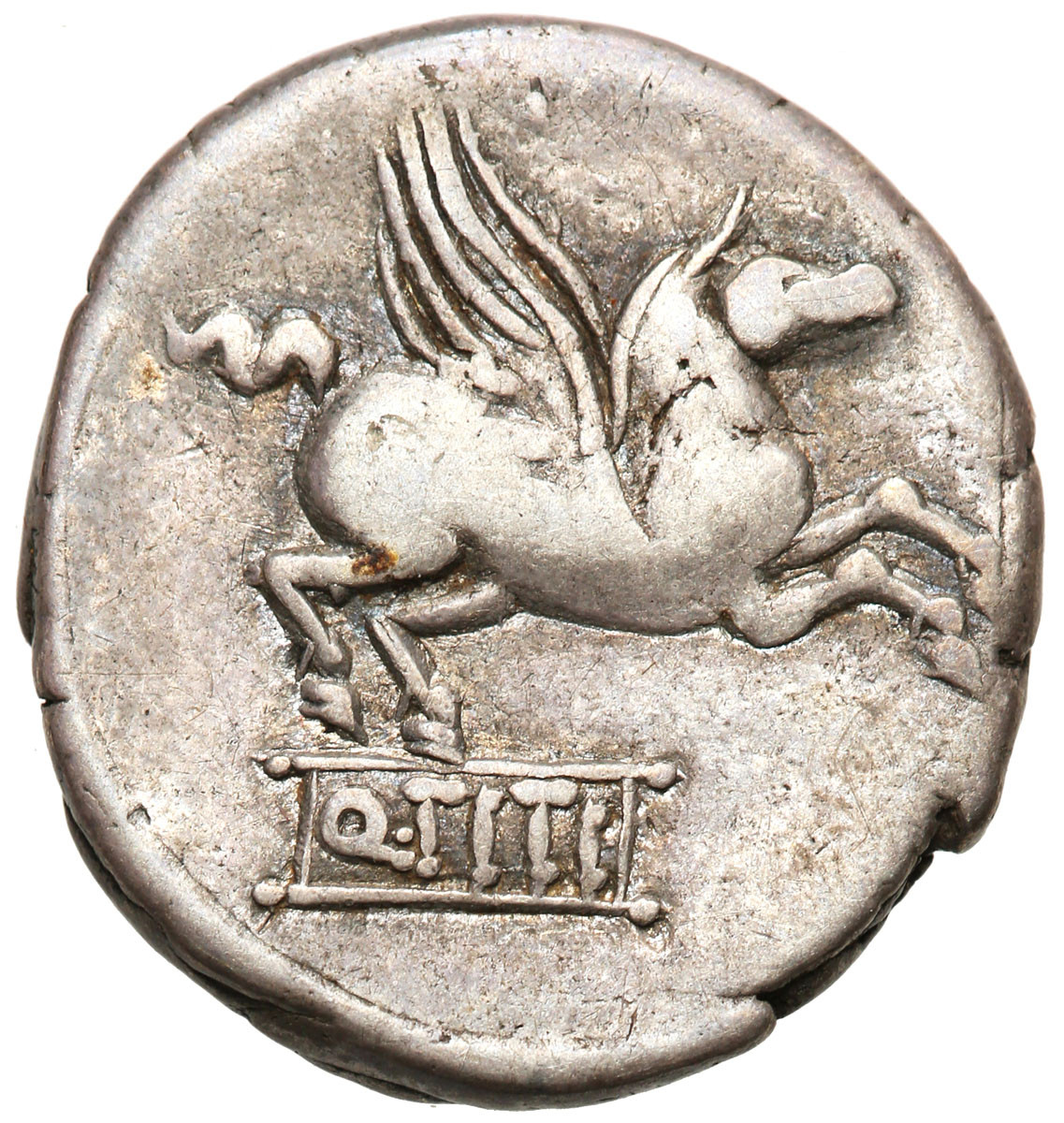 Republika Rzymska, Denar, Q. Titius 90 r. p. n. e., Rzym