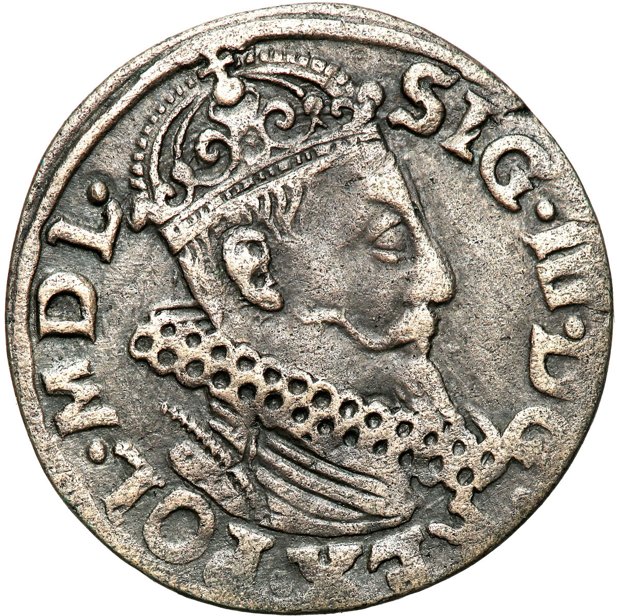 Zygmunt III Waza, Trojak (3 grosze) 1618, Kraków