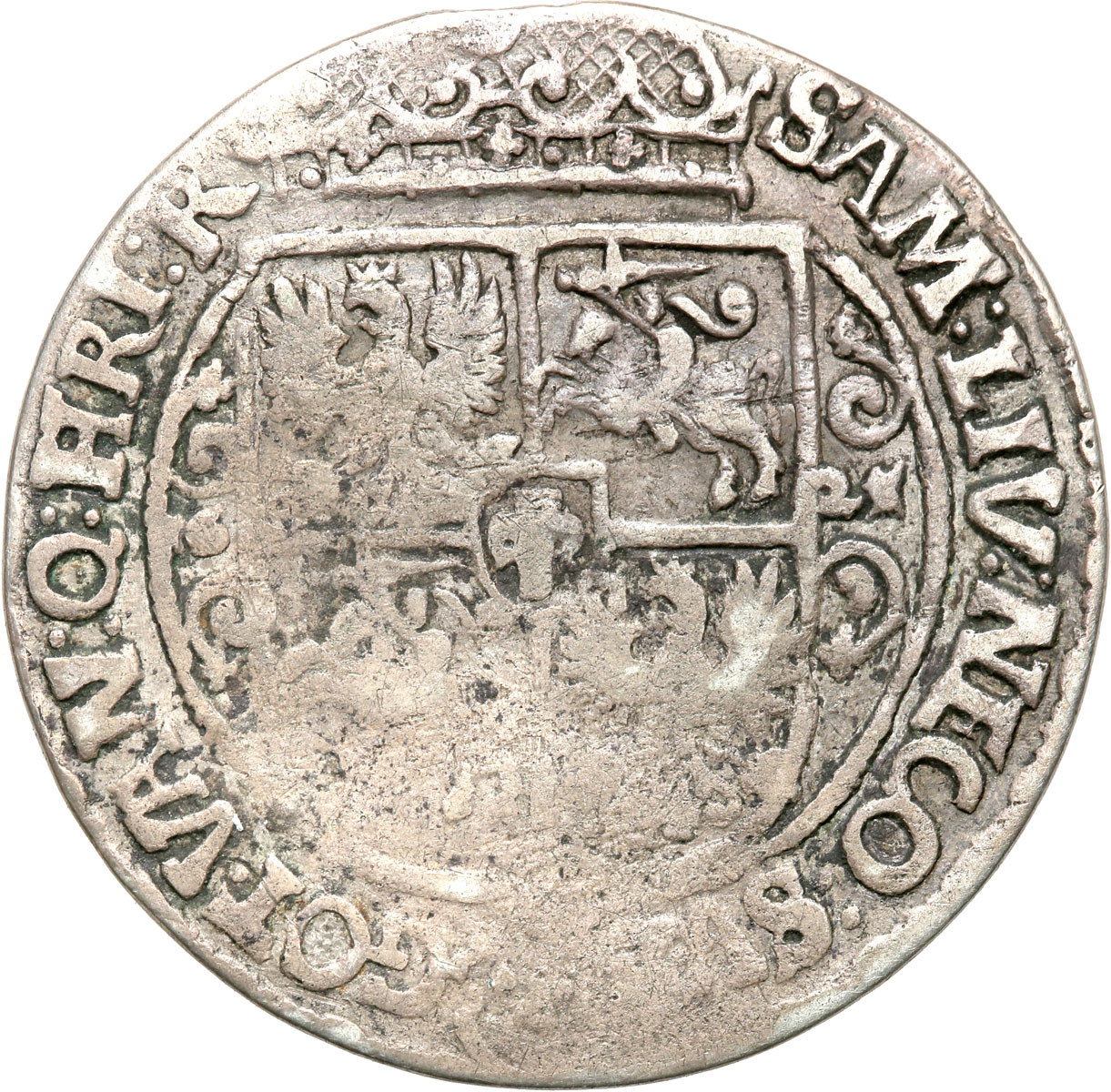 Zygmunt III Waza. Ort (16 groszy) 1621, Bydgoszcz - nominał 16 pod popiersiem - 44.A.2 (R1)