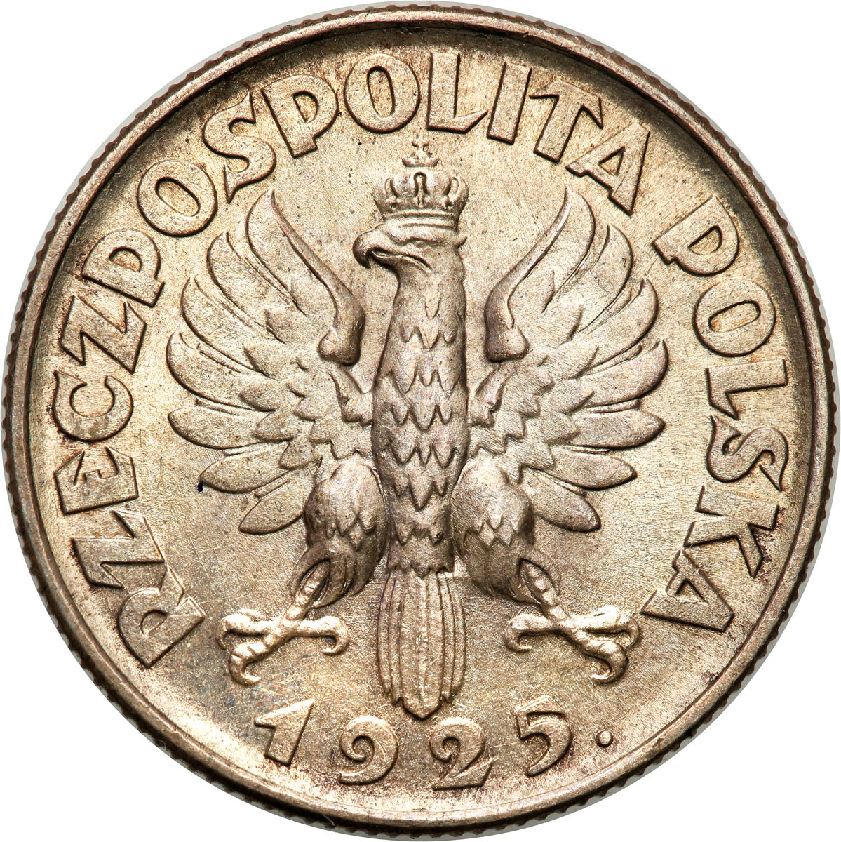 II RP. 1 złoty 1925, Londyn - PIĘKNE