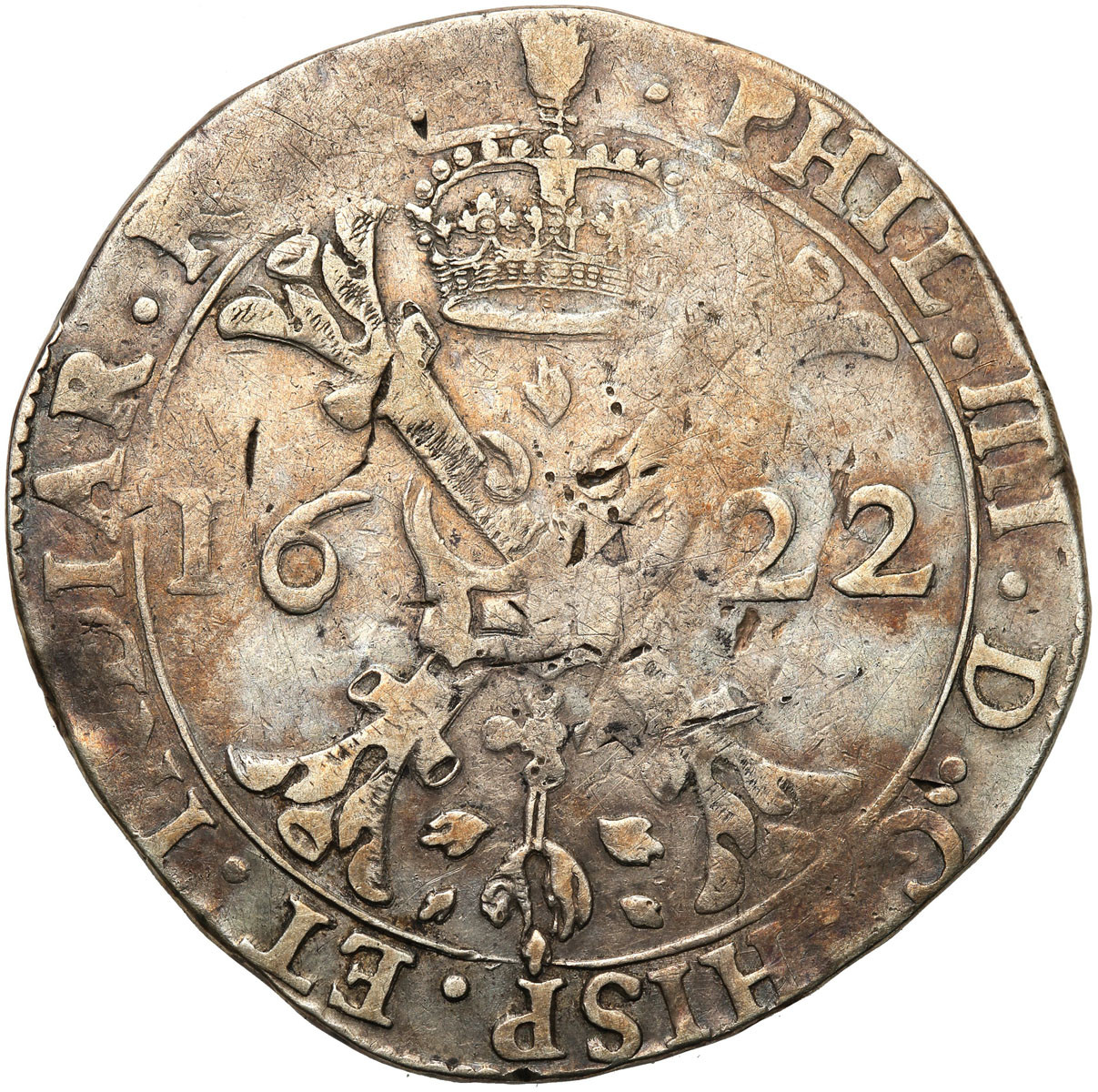 Niderlandy hiszpańskie. Filip IV (1621-1665). Patagon 1622, Antwerpia