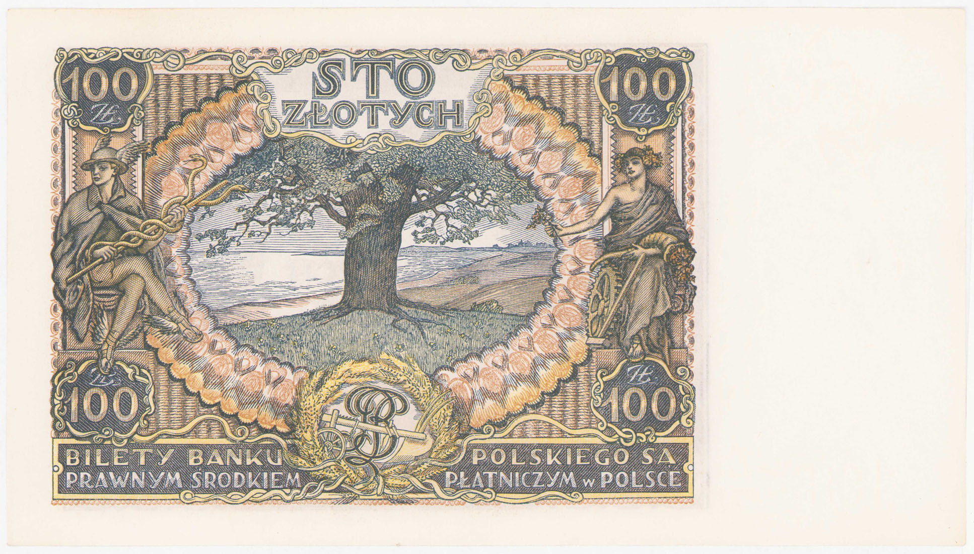 100 złotych 1934 seria CK