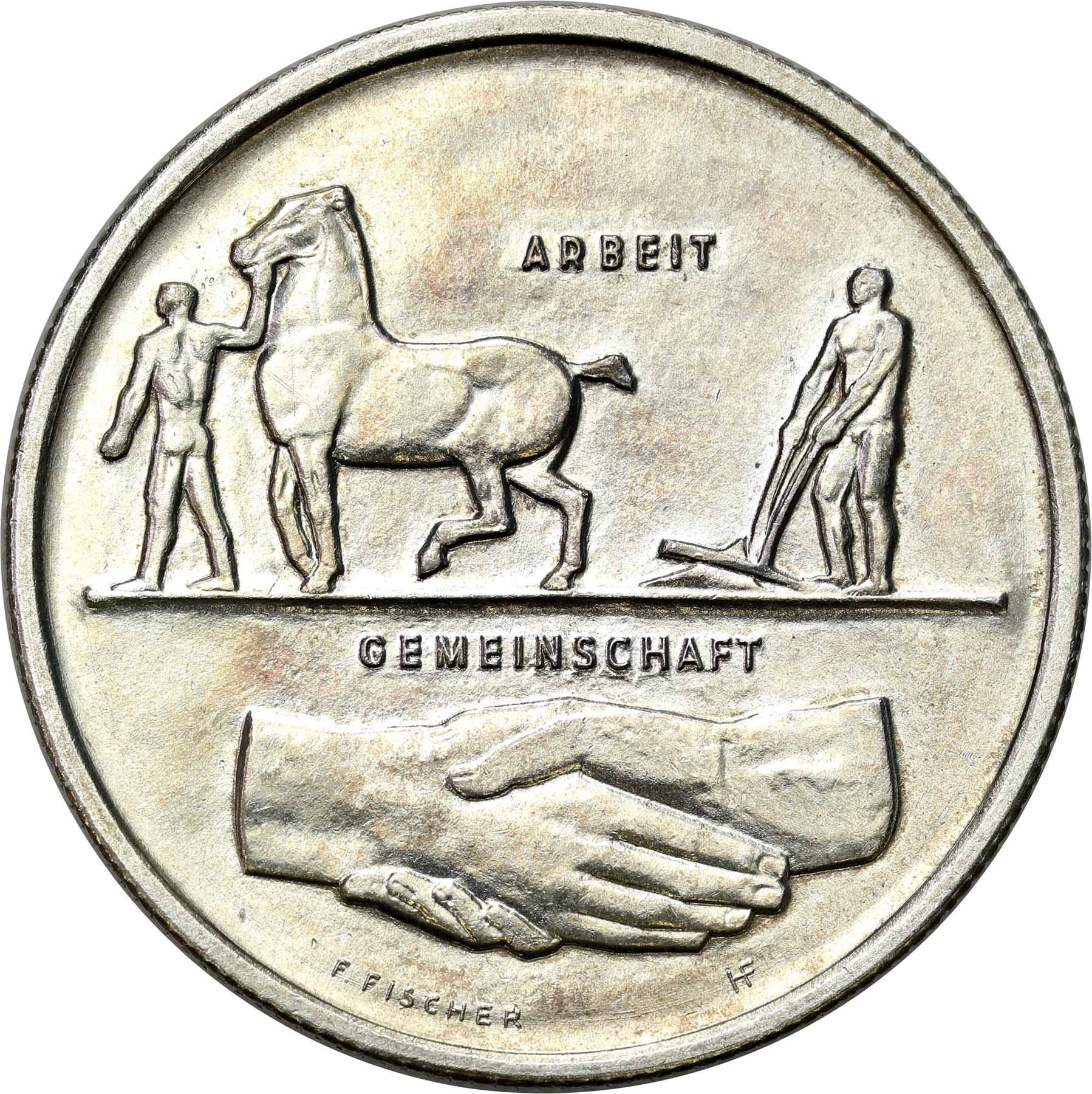 Szwajcaria. 5 franków 1939 Wystawa Narodowa w Zurychu
