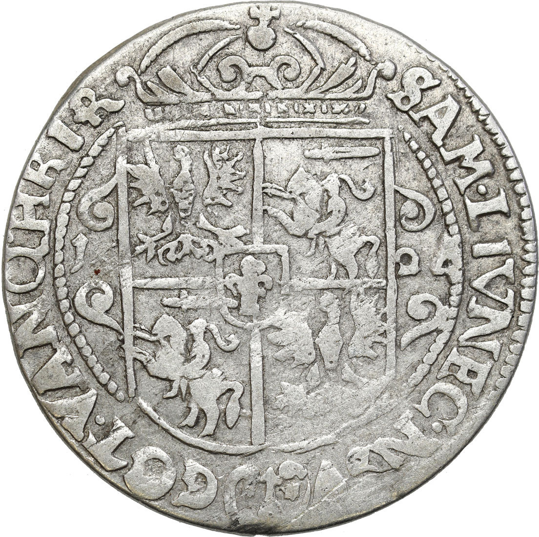Zygmunt III Waza. Ort (18 groszy) 1624, Bydgoszcz 