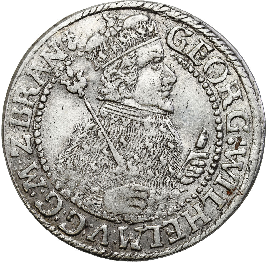 Prusy Książęce. Jerzy Wilhelm. Ort (18 groszy) 1624, Królewiec