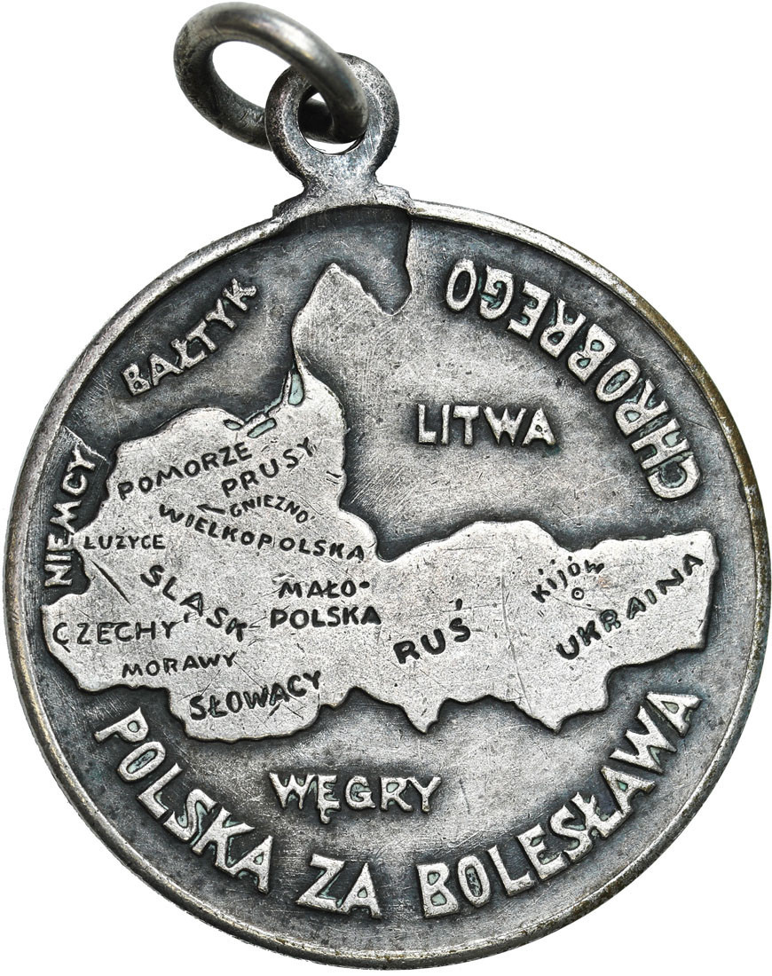  II RP. Medal 1925 - Bolesław Chrobry - 900 rocznica koronacji