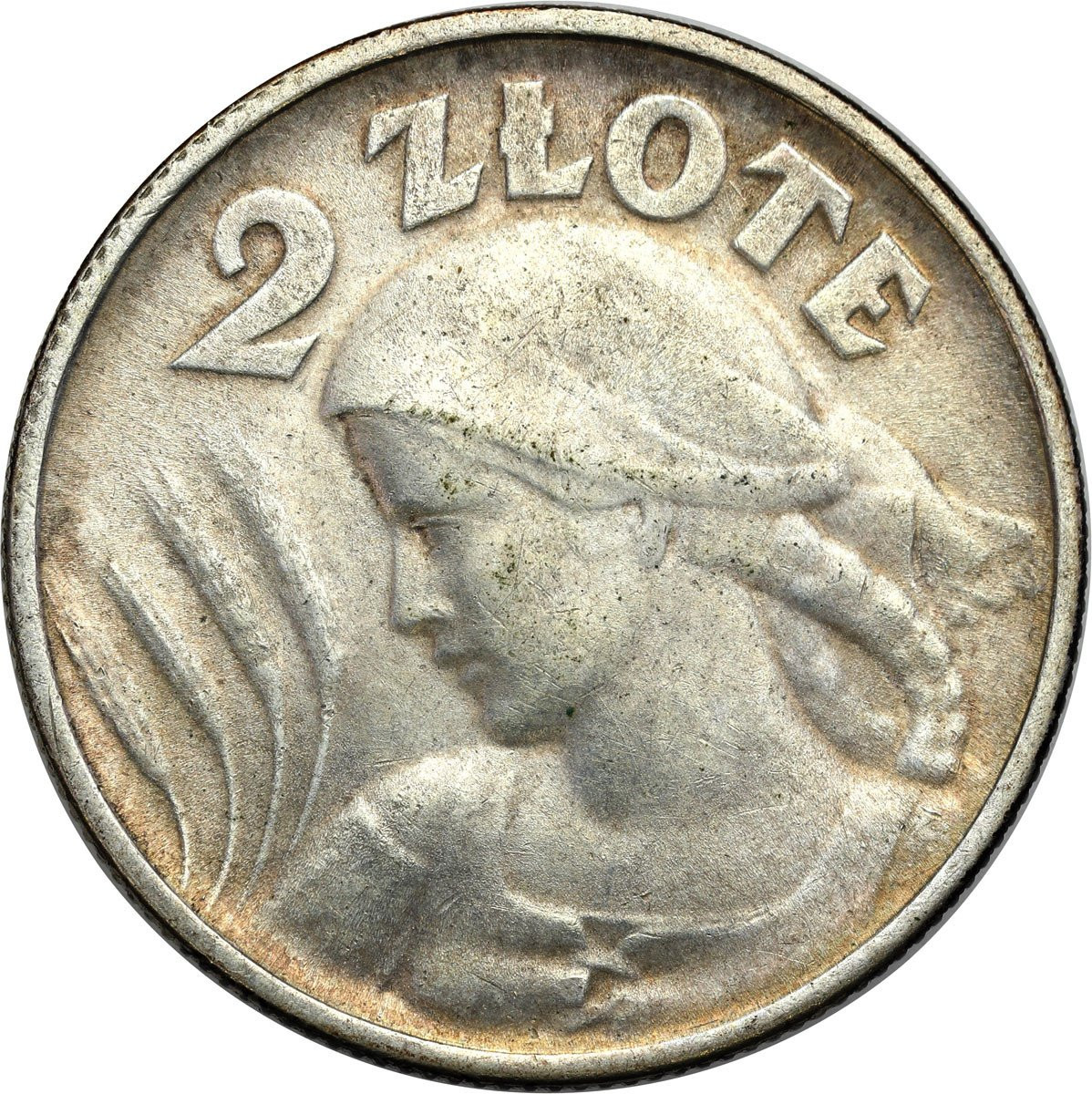 II RP. 2 złote 1924, Filadelfia, ODWROTKA