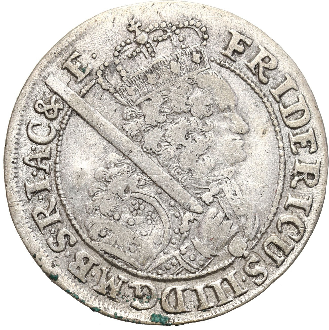 Niemcy, Brandenburgia-Prusy. Fryderyk III (1688–1701). Ort 1699 SD, Królewiec