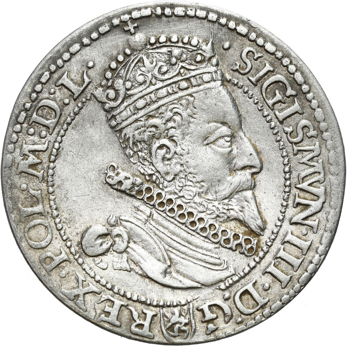 Zygmunt III Waza. Szóstak (6 groszy) 1600, Malbork - RZADKI ROCZNIK