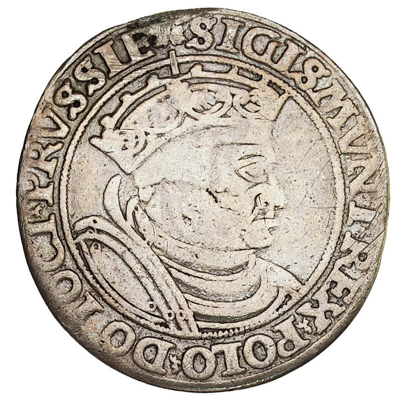 Zygmunt I Stary. Szóstak pruski 1532, Toruń