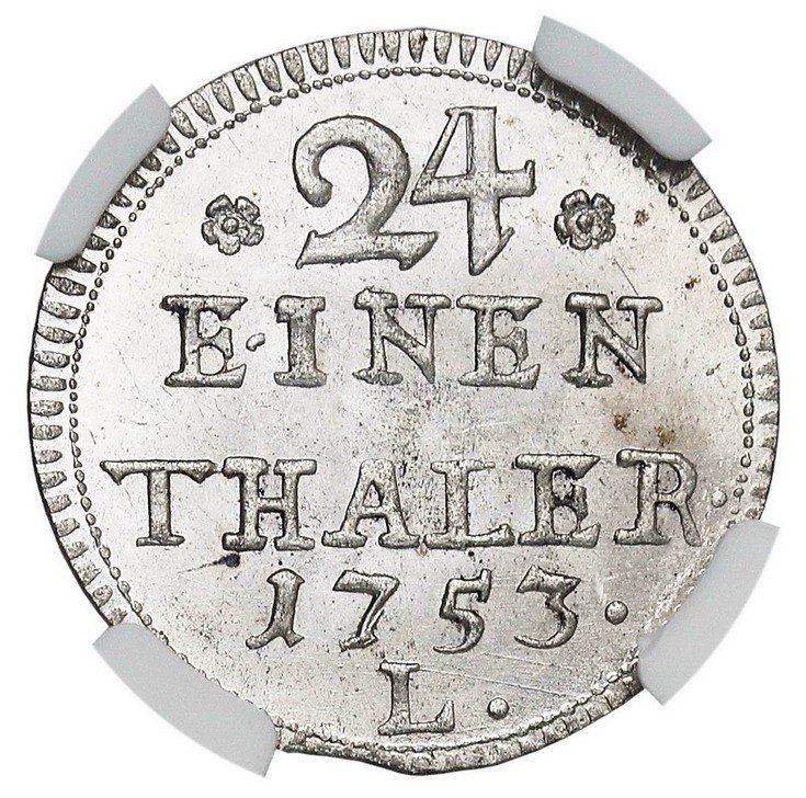 August III Sas. 1/24 talara 1753, Lipsk