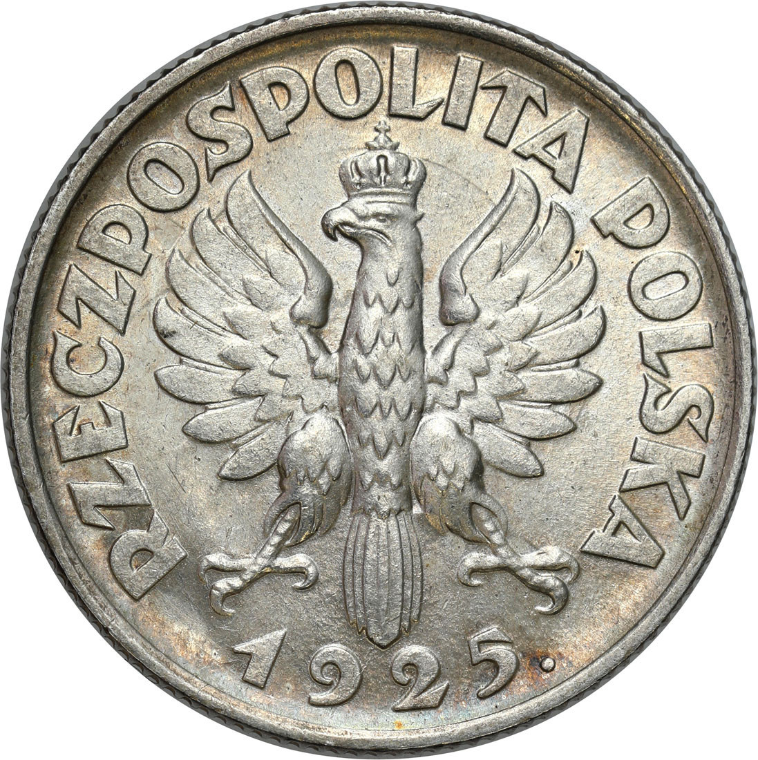 II RP. 1 złoty 1925, Londyn - PIĘKNE