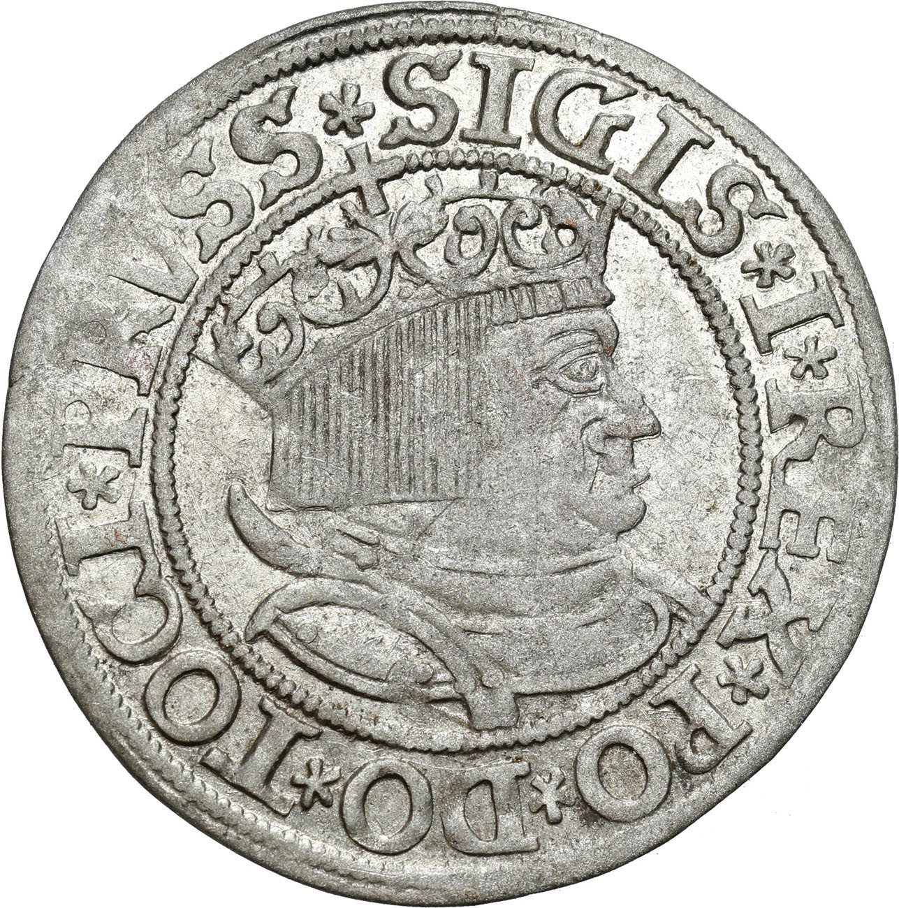 Zygmunt I Stary. Grosz 1533, Toruń - ŁADNY