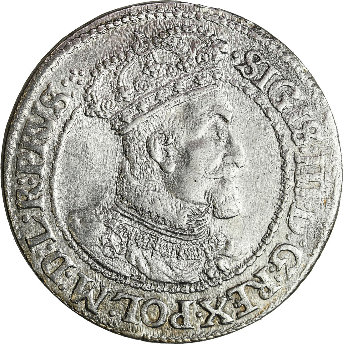  Zygmunt III Waza. Ort (18 groszy) 1621, Gdańsk - RZADSZY ROCZNIK