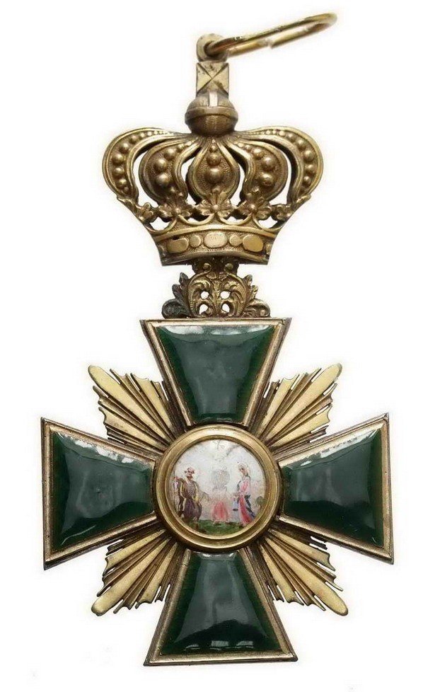 Królestwo Polskie. Dystynktorium kanoniczne wykonane w latach 1815-1825