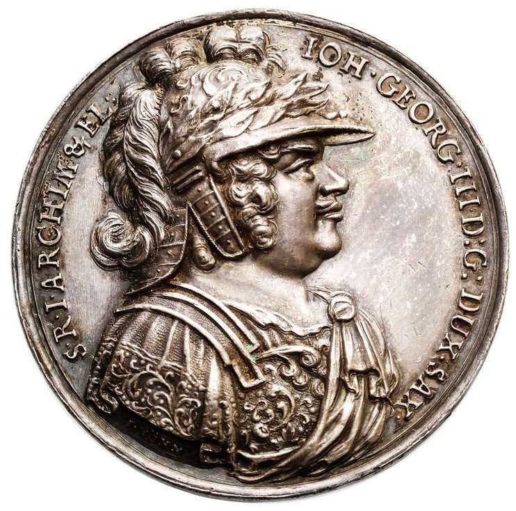 Jan III Sobieski, Medal na odsiecz wiedeńską 1683, medalier Jan Höhn młodszy