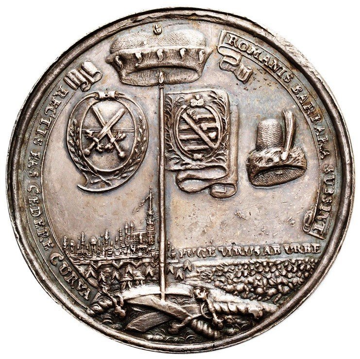 Jan III Sobieski, Medal na odsiecz wiedeńską 1683, medalier Jan Höhn młodszy