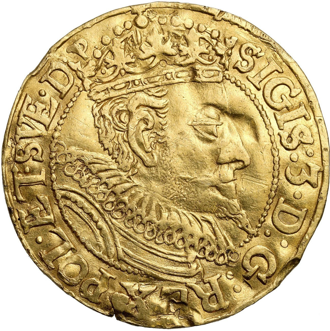 Zygmunt III Waza. Dukat 1596, Gdańsk – RZADKOŚĆ R7