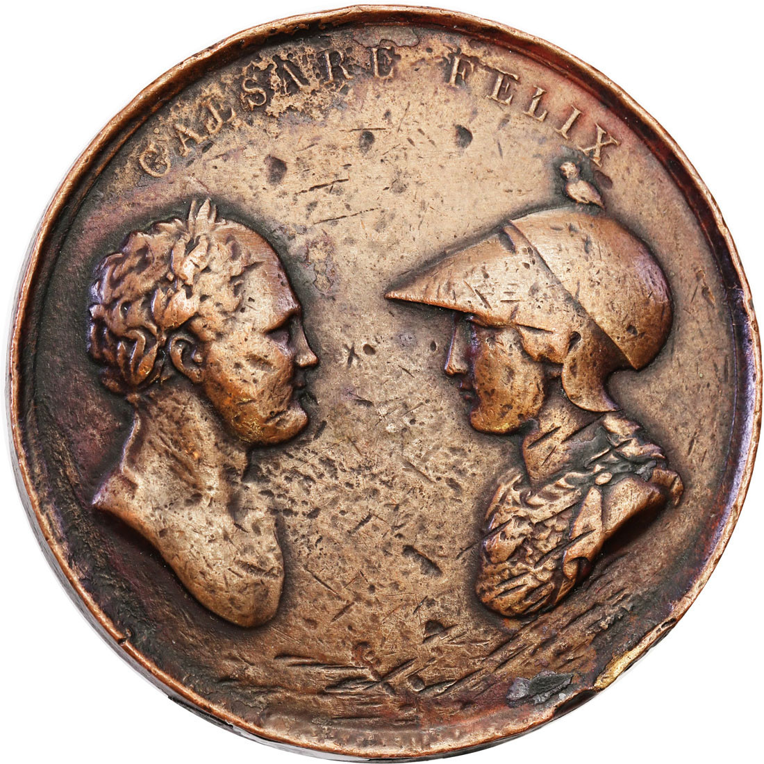 Polska. Medal 1818 - założenia Uniwersytetu Warszawskiego - RZADKI