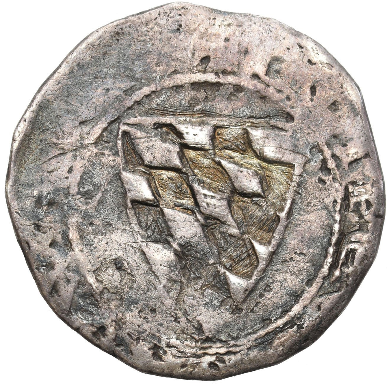 Śląsk, Księstwo Fürstenberskie. Henryk, Bernard i Bolko II (1301-1326). Kwartnik po 1314, Lwówek - RZADKOŚĆ R5