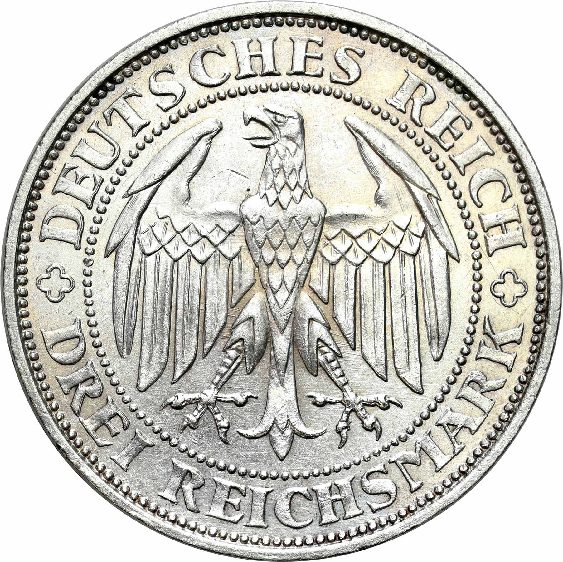 Niemcy, Weimar. 3 marki 1929 E, Muldenhütten