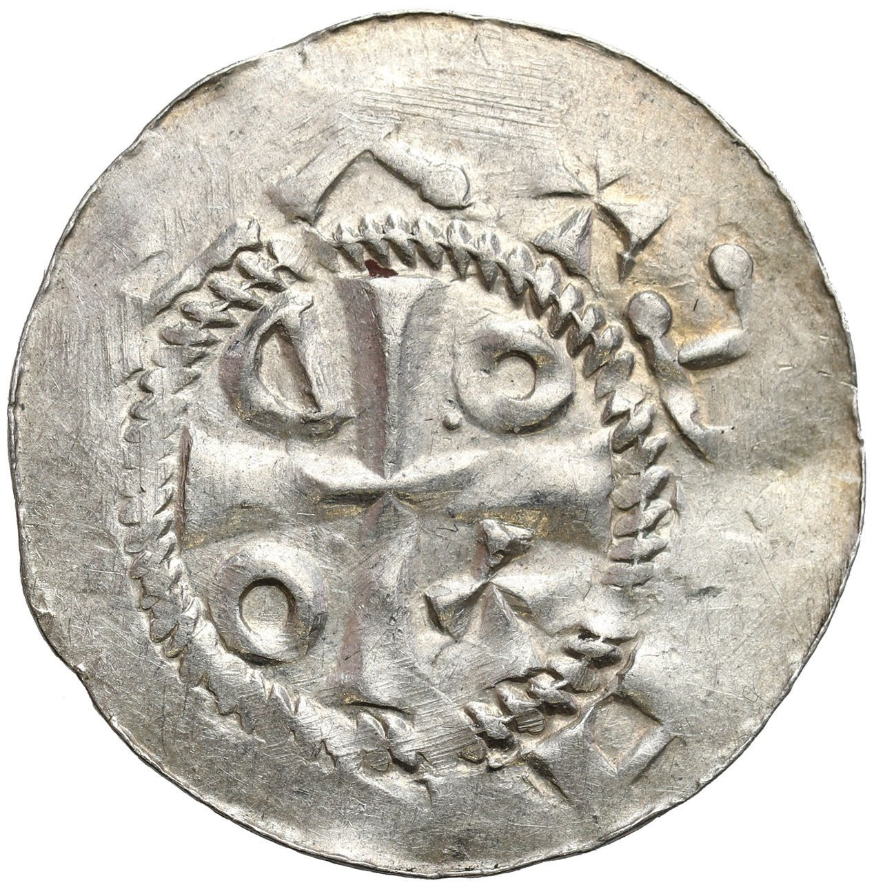 Niemcy, Saksonia. Otto III (983–1002). Naśladownictwo denara typu OAP XI wiek