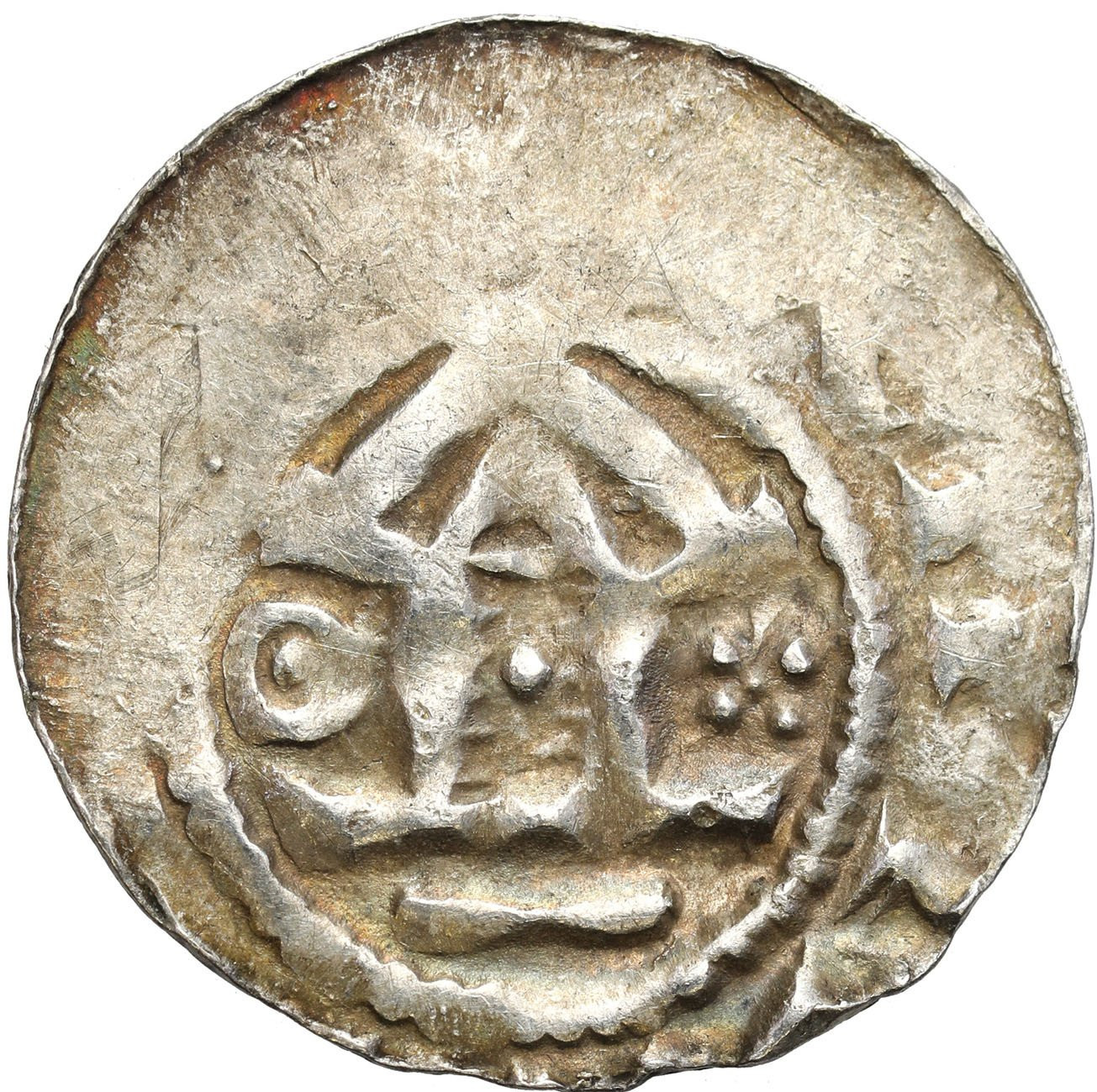 Niemcy, Saksonia. Otto III (983–1002). Naśladownictwo denara typu OAP XI wiek