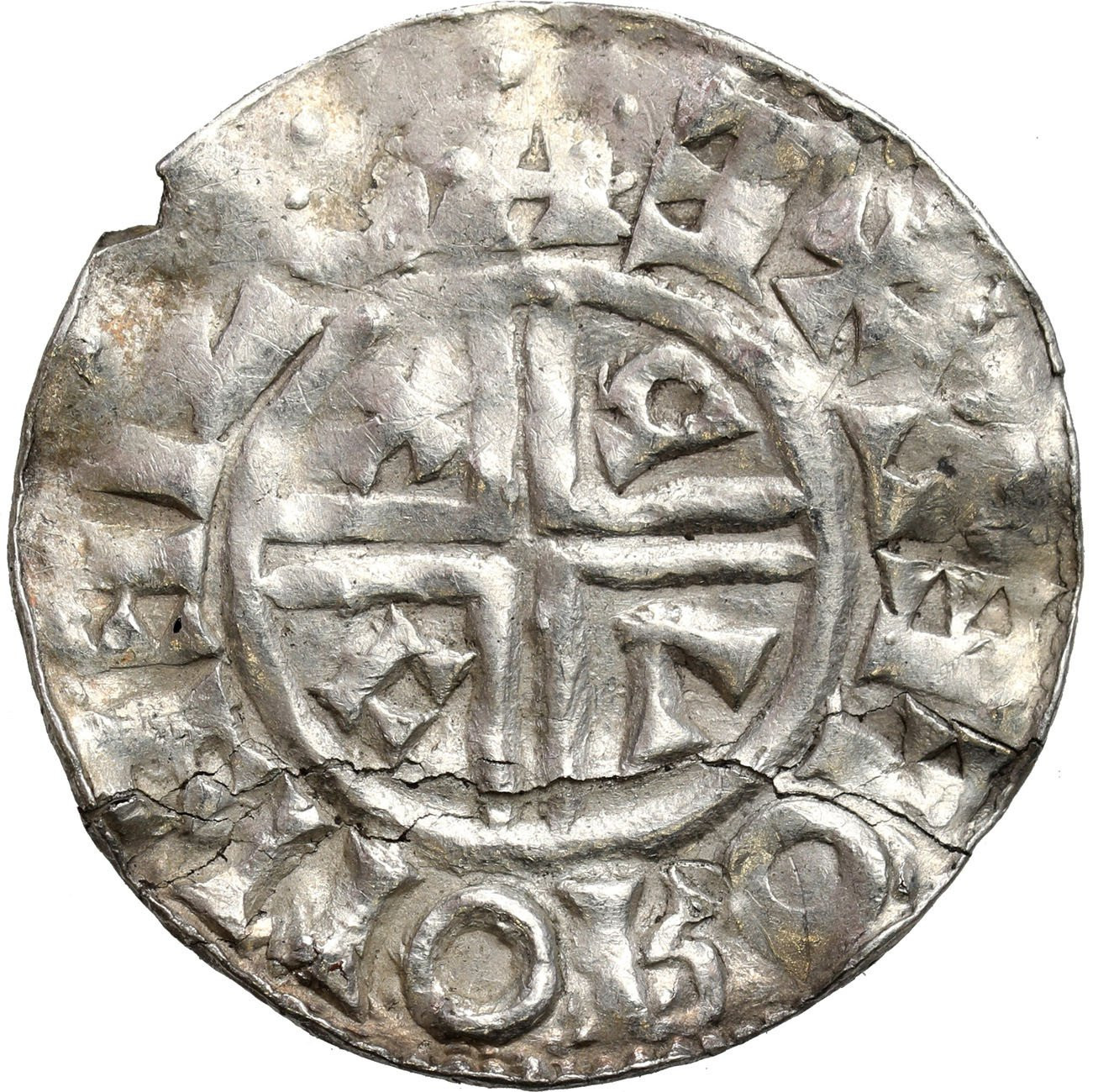 Anglia, Aethelred II (978–1016). Denar typu Crux