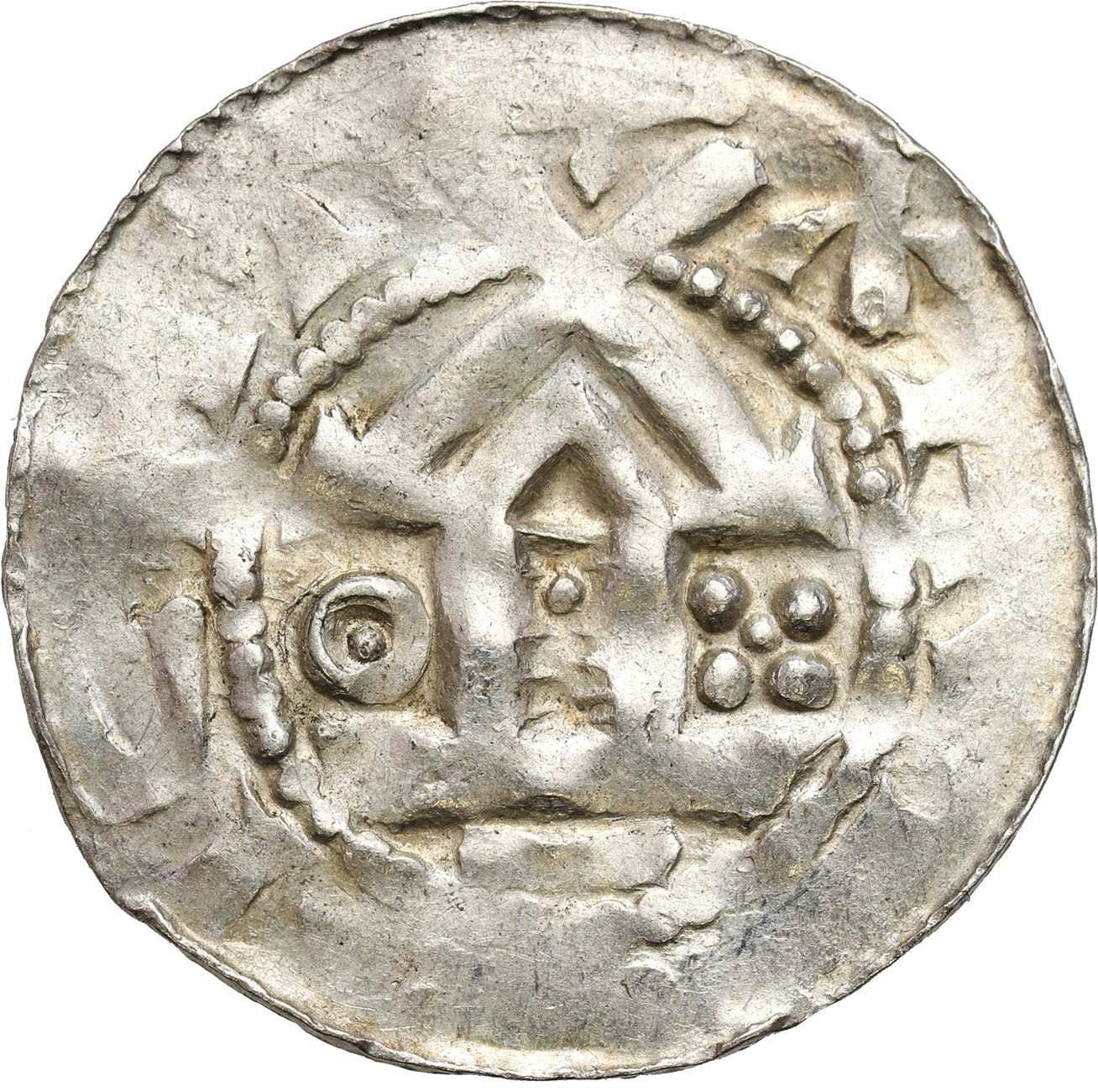 Niemcy, Saksonia. Otto III (983–1002). Naśladownictwo denara typu OAP XI wiek
