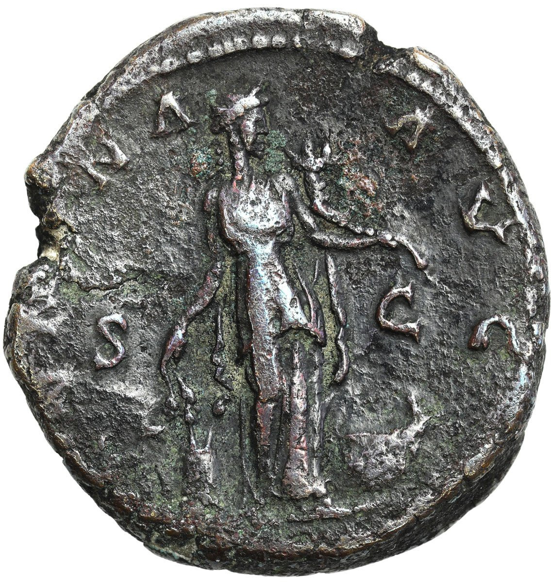 Cesarstwo Rzymskie, As, Antoninus Pius 138 - 161 r. n. e., Rzym