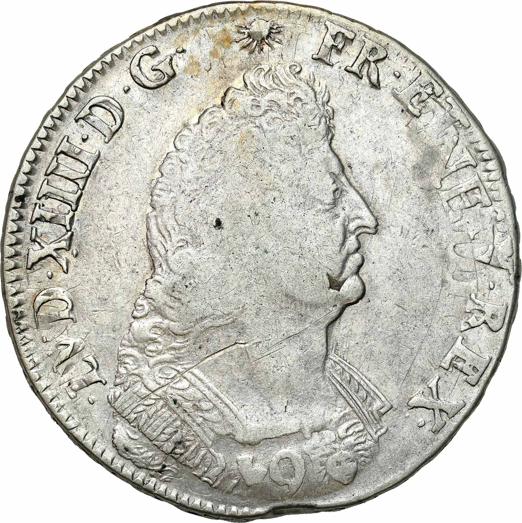 Francja, Ludwik XIV (1643-1715). Ecu 1694 W, Lille