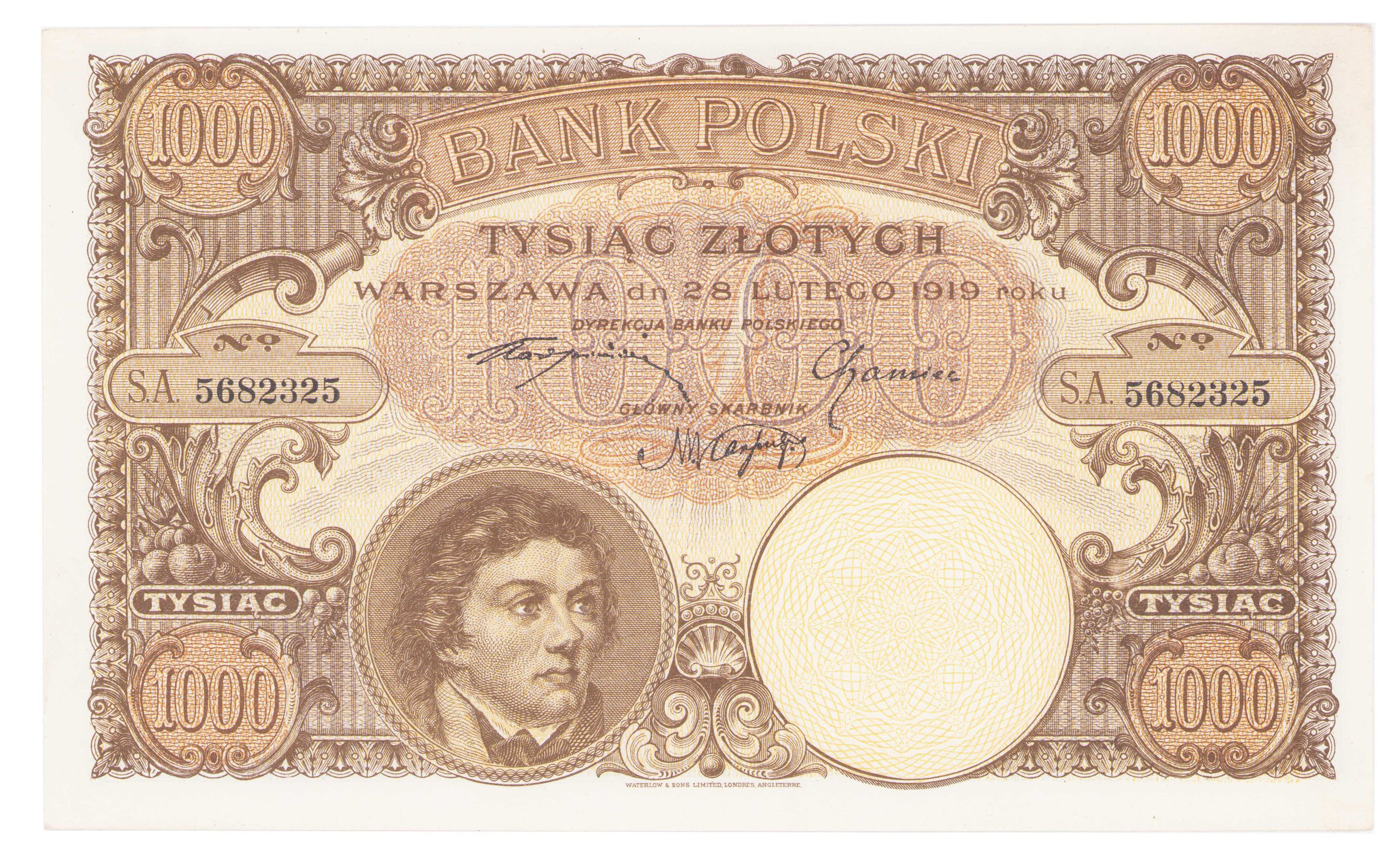 1.000 złotych 1919 seria A - RZADKOŚĆ