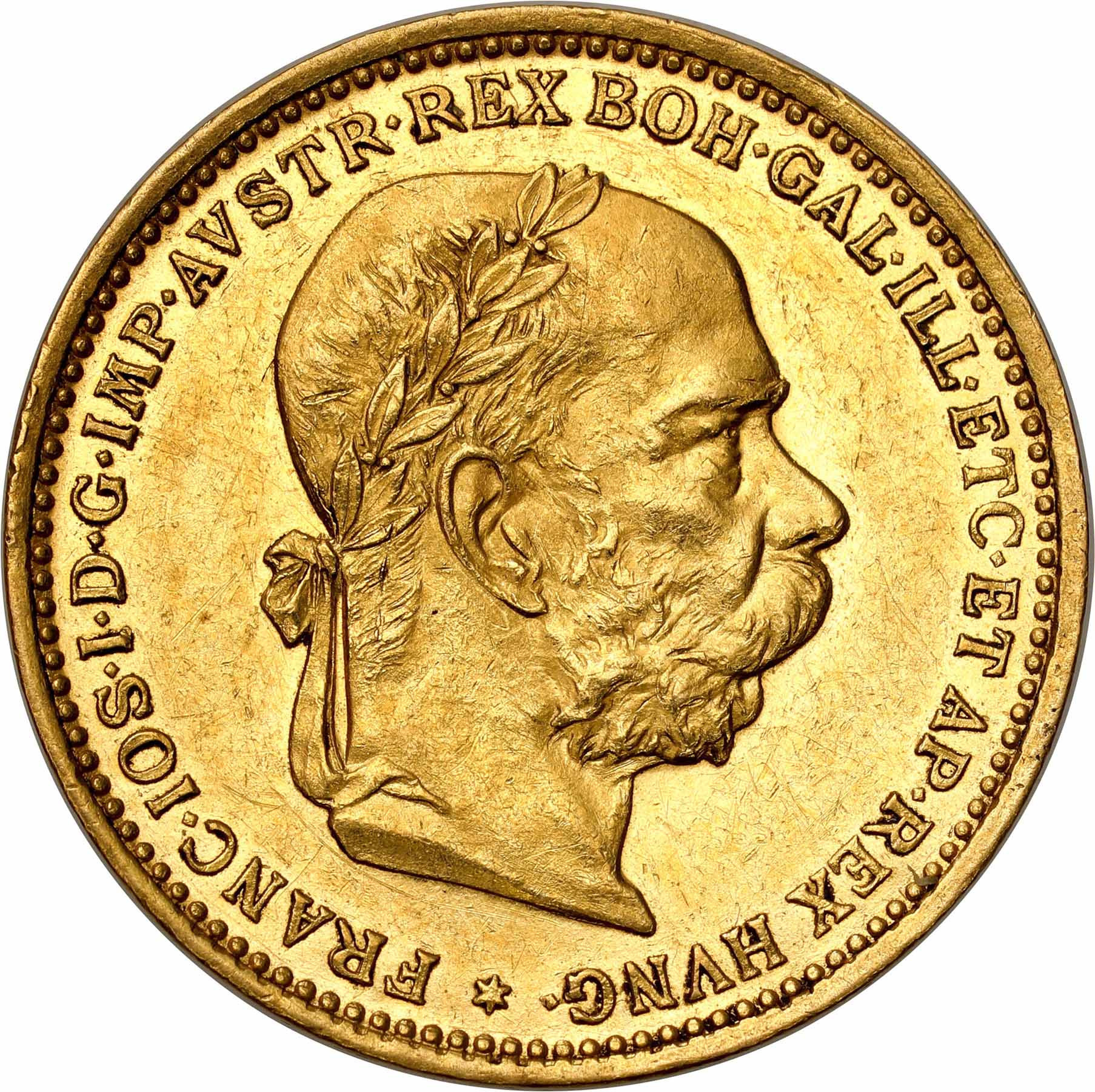 Austria, Franciszek Józef I (1848–1916). 20 koron 1892, Wiedeń