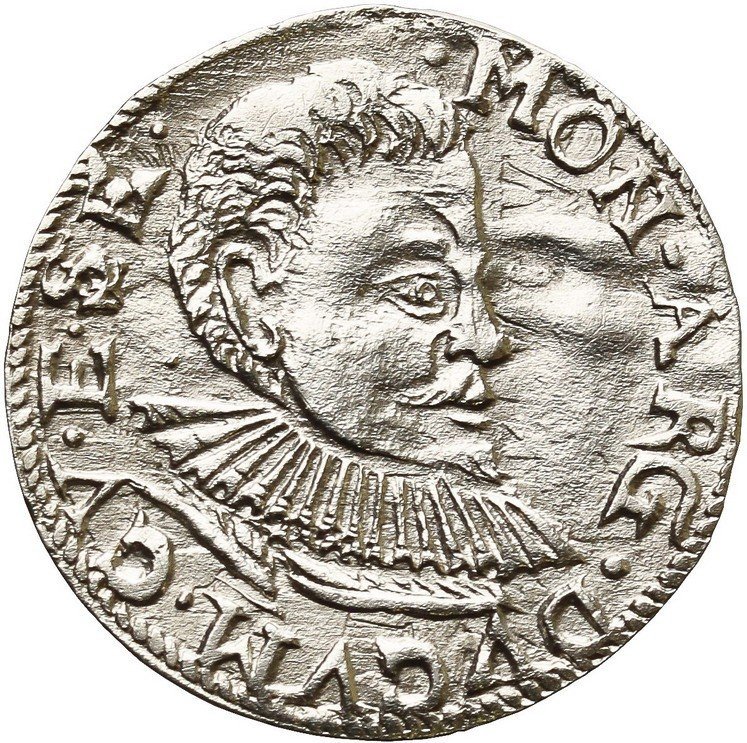 Kurlandia, Fryderyk Kettler 1587-1638, Trojak (3 Grosze) 1597, Mitawa