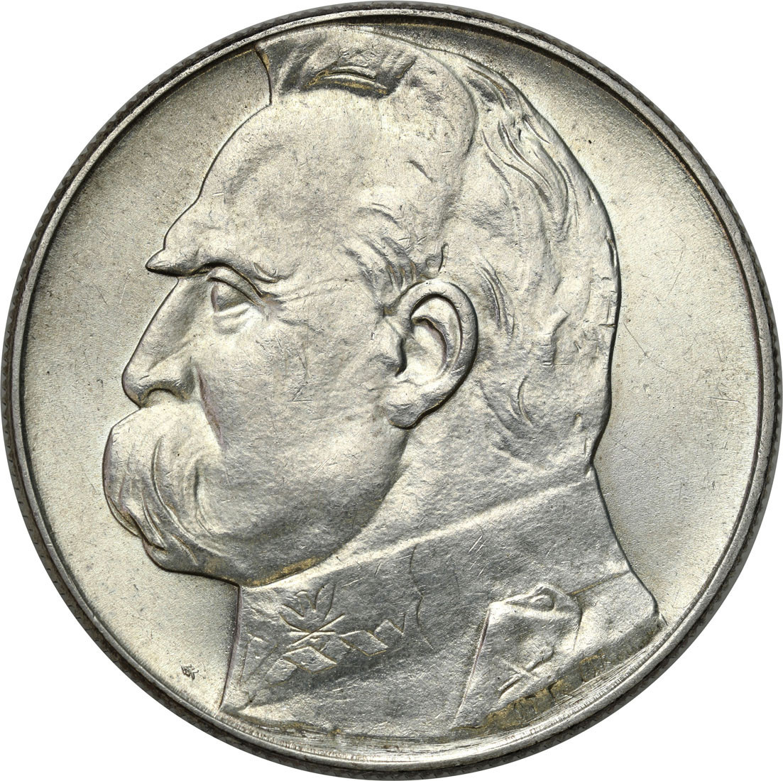  II RP. 10 złotych 1939 Piłsudski – PIĘKNE